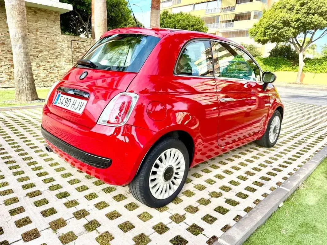 Usado Fiat 500 Lounge 69 CV (50 kW) 2012 Rojo Utilitario