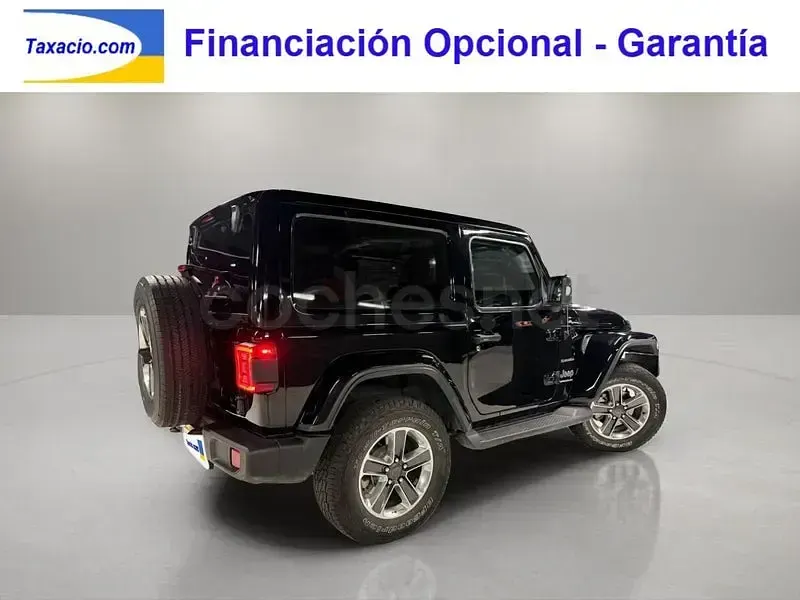 Usado Jeep Wrangler Sahara 270 CV (198 kW) 2021 Negro SUV