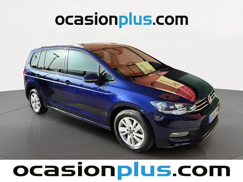 Usado VW Touran Advance 150 CV (110 kW) 2021 Azul Monovolumen