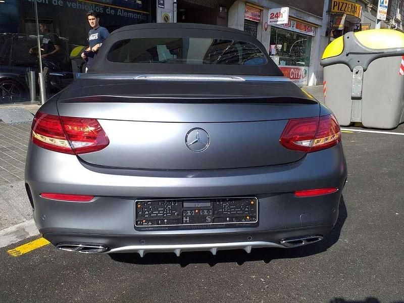 Usado Mercedes C43 AMG AMG 367 CV (269 kW) 2018 Gris Descapotable
