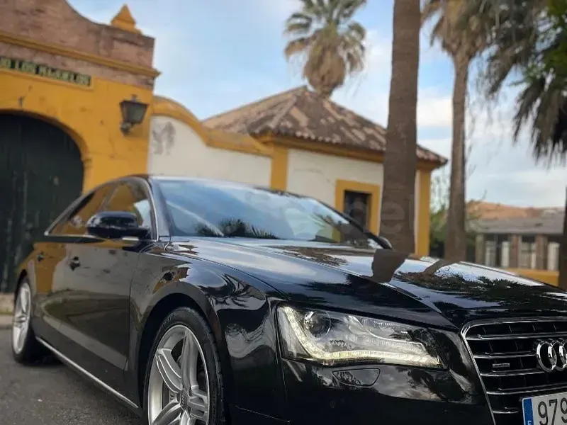 Usado Audi A8 S-Line 290 CV (213 kW) 2011 Negro Berlina
