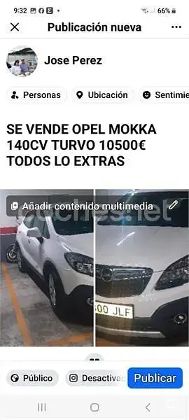 Occasion Opel Mokka Selective 140 ch (102 kW) 2016 Blanc SUV