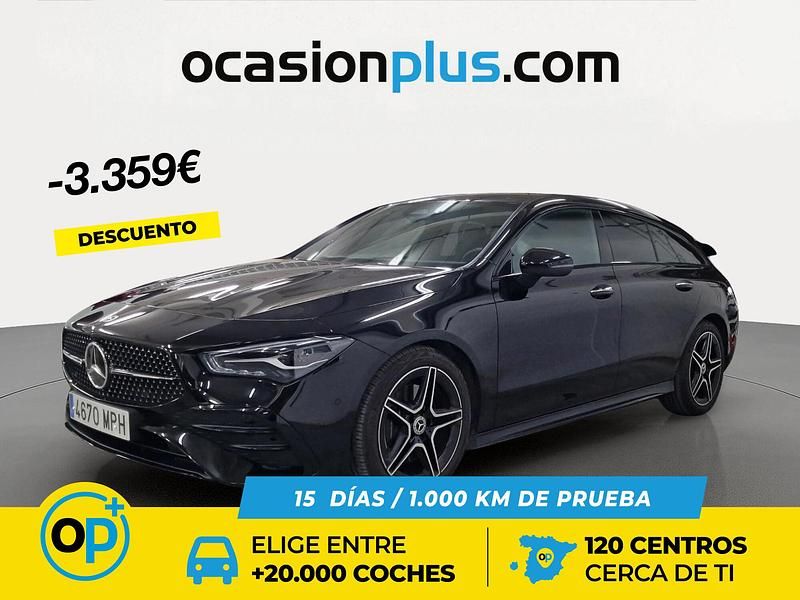 Usado Mercedes CLA200 150 CV (110 kW) 2024 Negro Familiar