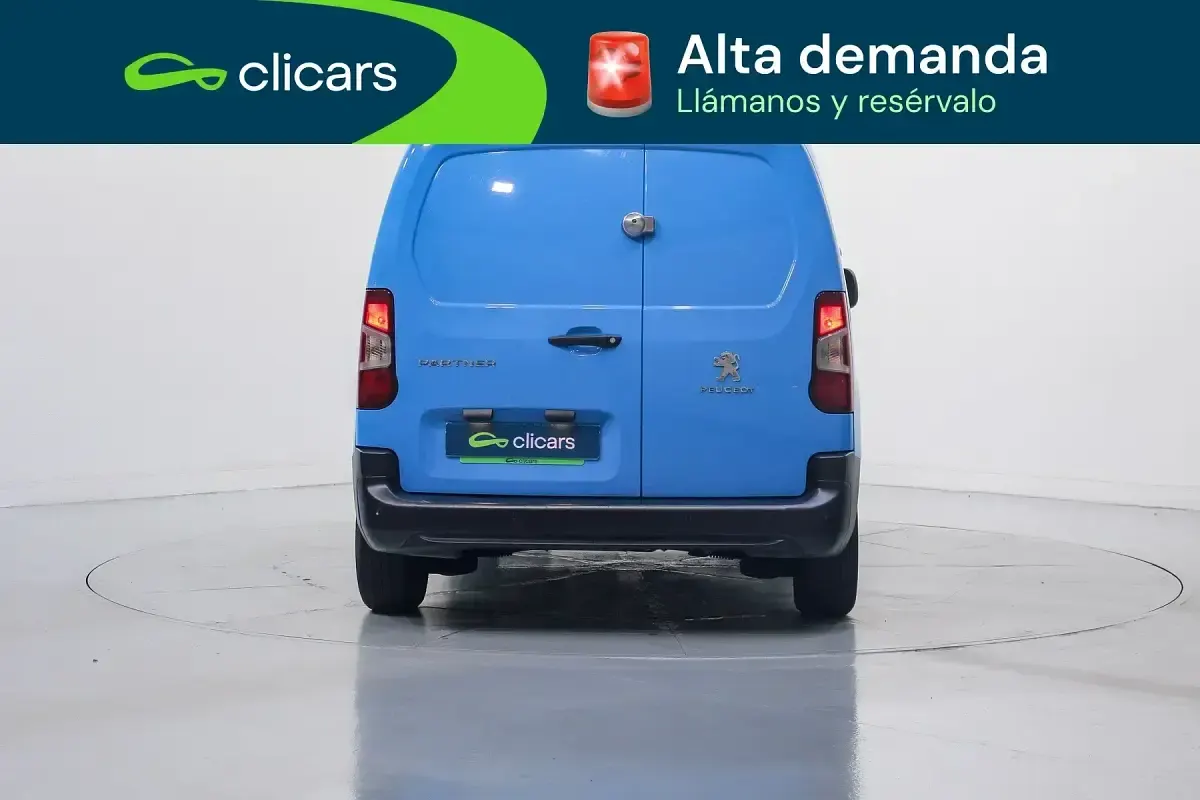 Usado Peugeot Partner Premium 75 CV (55 kW) 2019 Azul Monovolumen