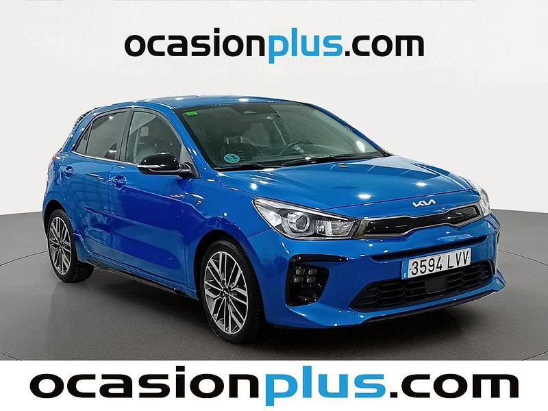 Usado Kia Rio GT-Line 84 CV (61 kW) 2022 Azul Utilitario