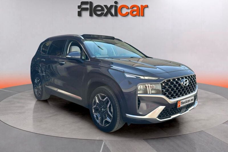 Azul Usado 2021 Hyundai Santa Fe Style SUV | 29.190 € (Precio justo) - Imagen 1/4