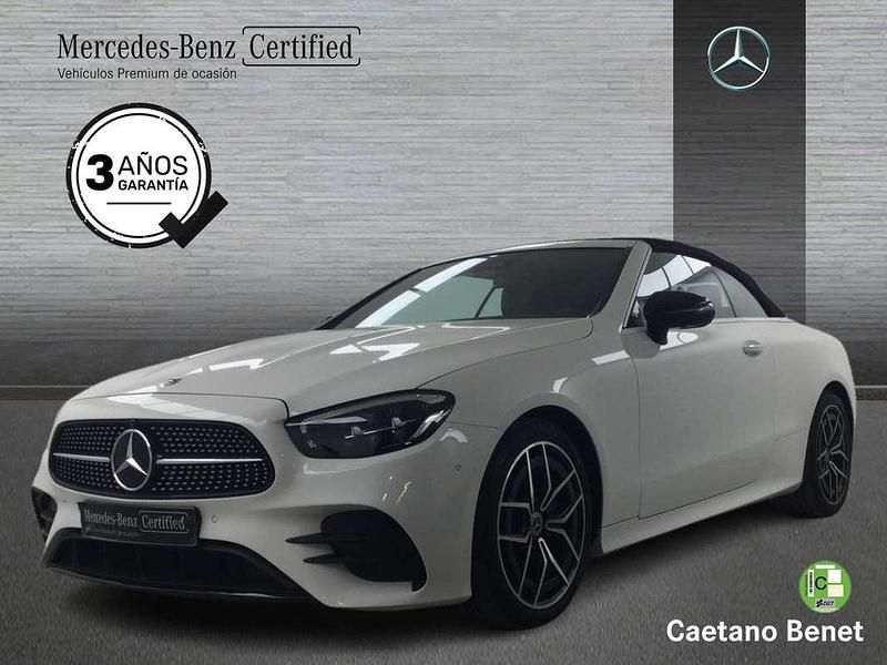 Blanco Usado 2023 Mercedes E220 Descapotable | 58.950 € (Precio justo) - Imagen 1/4