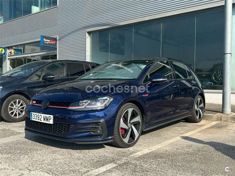 Usado VW Golf VII GTI 245 CV (180 kW) 2019 Azul Berlina