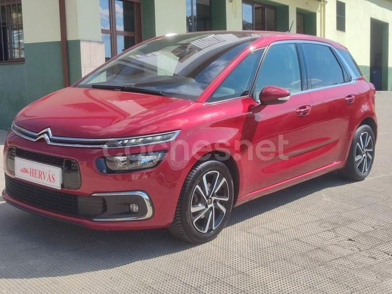 Usado Citroën C4 Picasso Feel 120 CV (88 kW) 2018 Granate Monovolumen