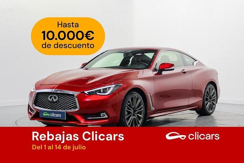 Rojo Usado 2017 Infiniti Q60 Sport Tech Coupe | 27.990 € - Imagen 1/4