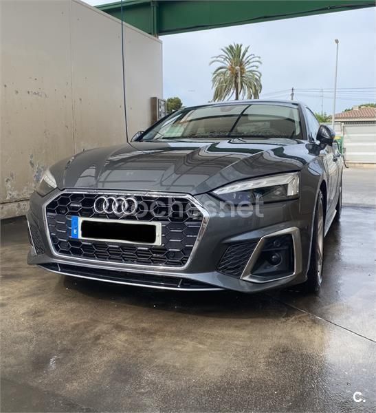 Gris / plata Usado 2021 Audi A5 Sportback S-Line Berlina | 35.000 € (Super precio) - Imagen 1/4