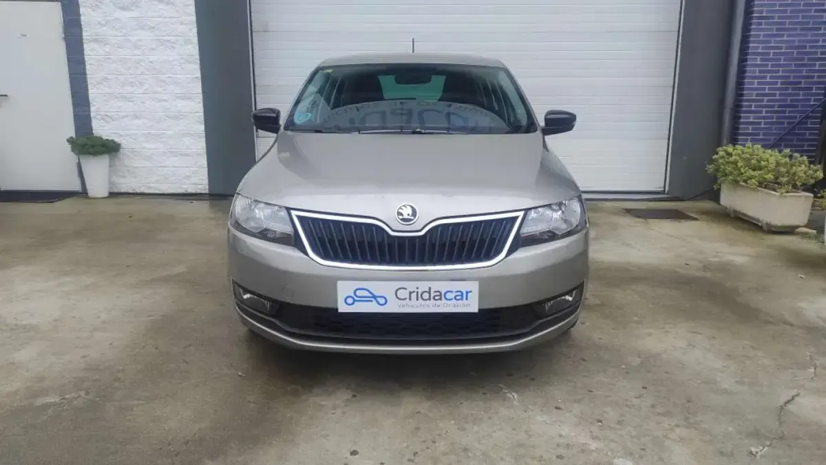 Usado Skoda Rapid 90 CV (66 kW) 2018 Beige Utilitario