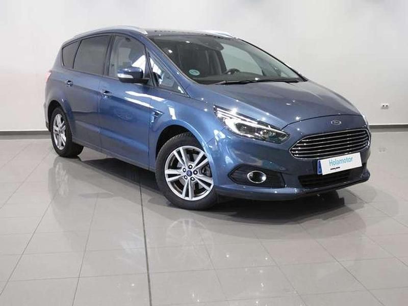 Azul Usado 2018 Ford S-MAX Trend Monovolumen | 18.700 € (Buen precio) - Imagen 1/4