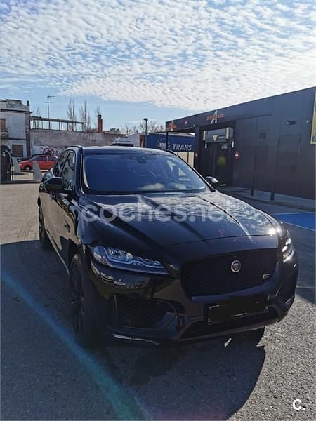 Usado Jaguar F-Pace S 300 CV (220 kW) 2016 Negro SUV