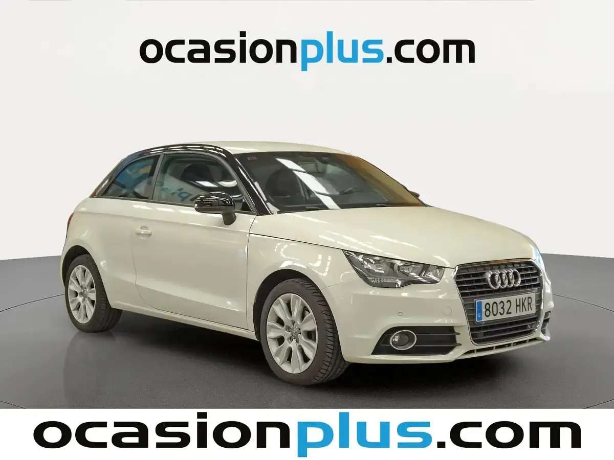 Usado Audi A1 Ambition 90 CV (66 kW) 2012 Blanco Utilitario