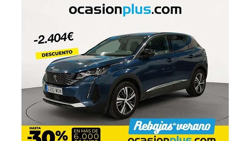 Azul Usado 2023 Peugeot 3008 Allure Monovolumen | 16.955 € (Precio justo) - Imagen 1/4