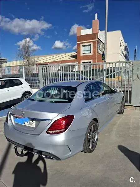 Usado Mercedes C220 170 CV (125 kW) 2018 Gris / plata Berlina