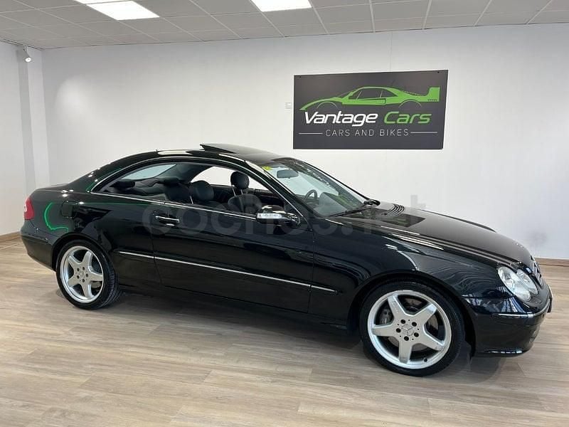 Usado Mercedes CLK500 Avantgarde 306 CV (225 kW) 2003 Negro Coupe