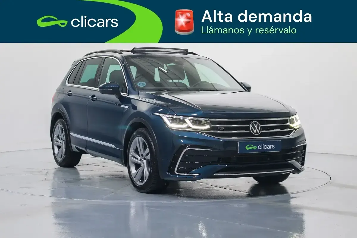 Usado VW Tiguan R-line 150 CV (110 kW) 2022 Azul SUV