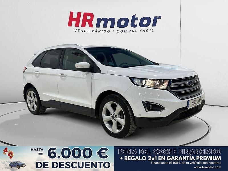 Blanco Usado 2017 Ford Edge Trend SUV | 15.999 € (Precio justo) - Imagen 1/4