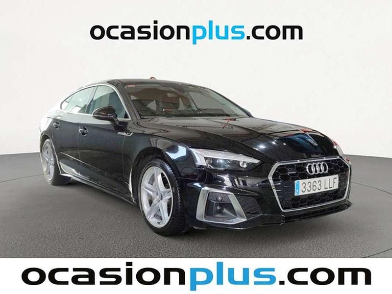 Negro Usado 2020 Audi A5 Sportback S-Line Berlina | 30.446 € (Buen precio) - Imagen 1/3