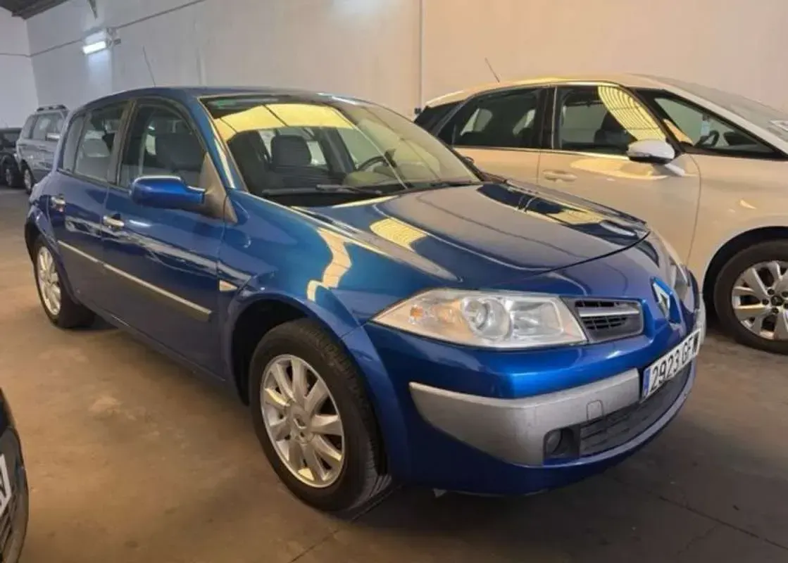 Usado Renault Mégane Exception 131 CV (96 kW) 2008 Azul Utilitario