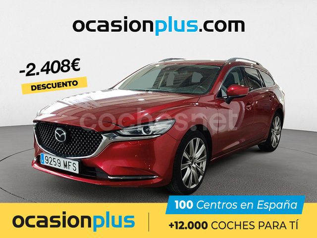 Rojo Usado 2023 Mazda 6 Exclusive-Line Familiar | 25.490 € (Precio justo) - Imagen 1/4