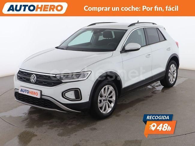 Blanco Usado 2022 VW T-Roc Life SUV | 19.599 € (Precio justo) - Imagen 1/3