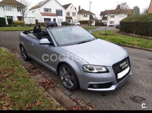 Usado Audi A3 Cabriolet Ambition 140 CV (102 kW) 2010 Gris / plata Descapotable