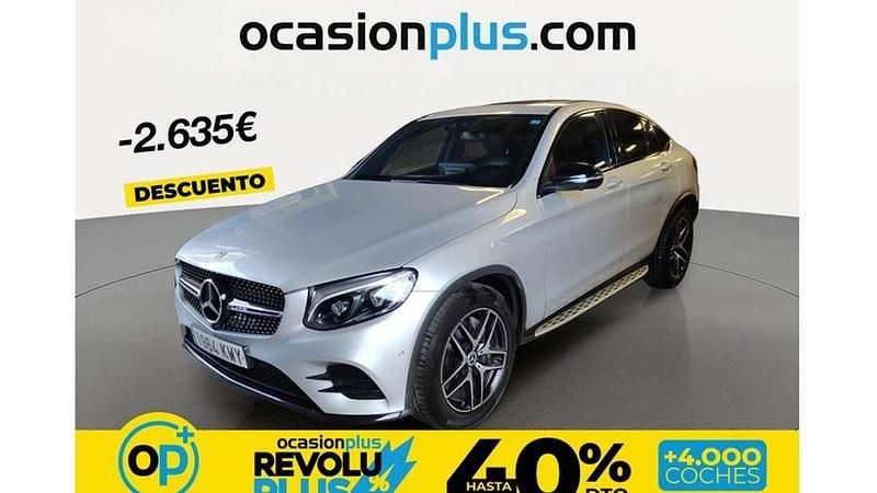 Usado Mercedes GLC220 AMG 170 CV (125 kW) 2019 Plateado Coupe