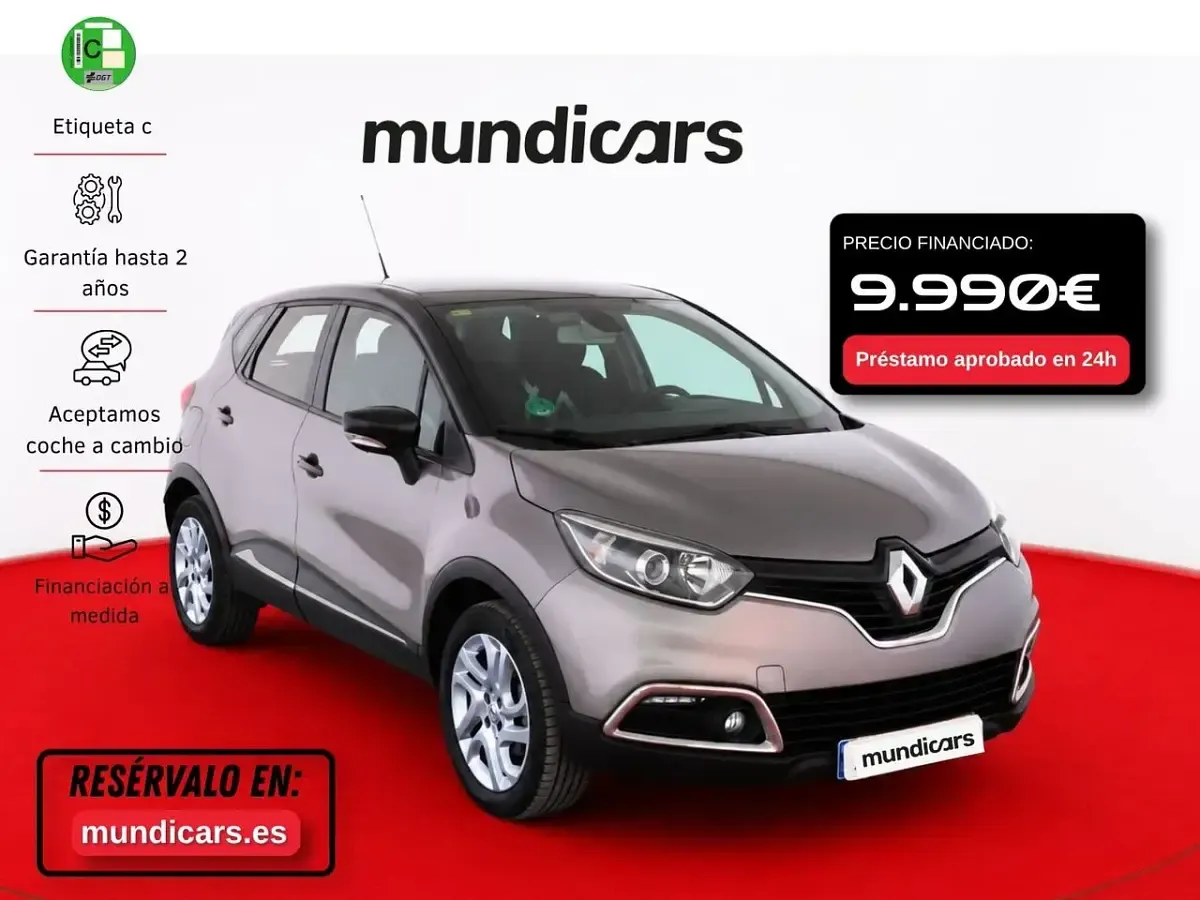 Usado Renault Captur Zen 120 CV (88 kW) 2016 Gris SUV