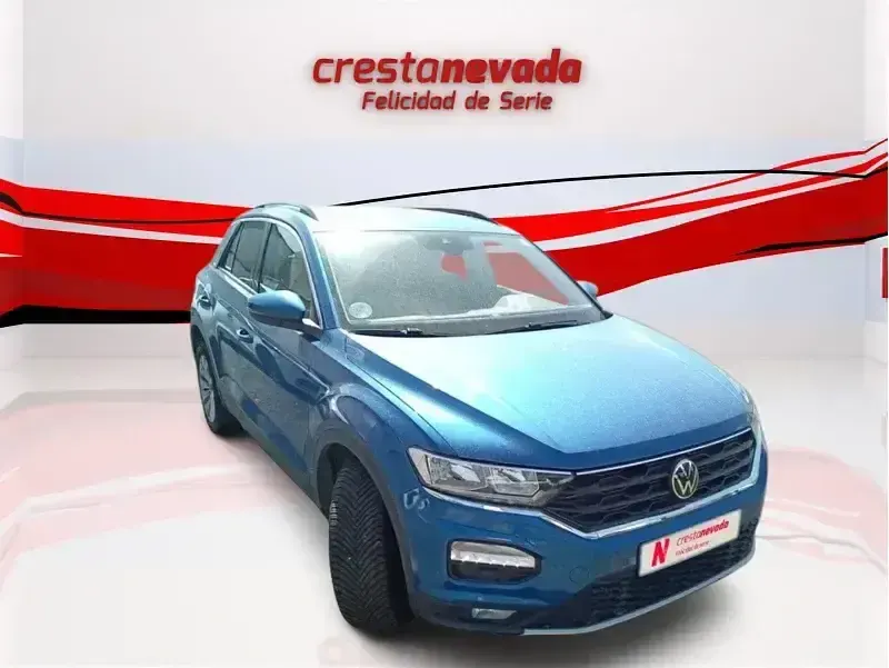 Usado VW T-Roc Advance 115 CV (84 kW) 2021 Azul SUV