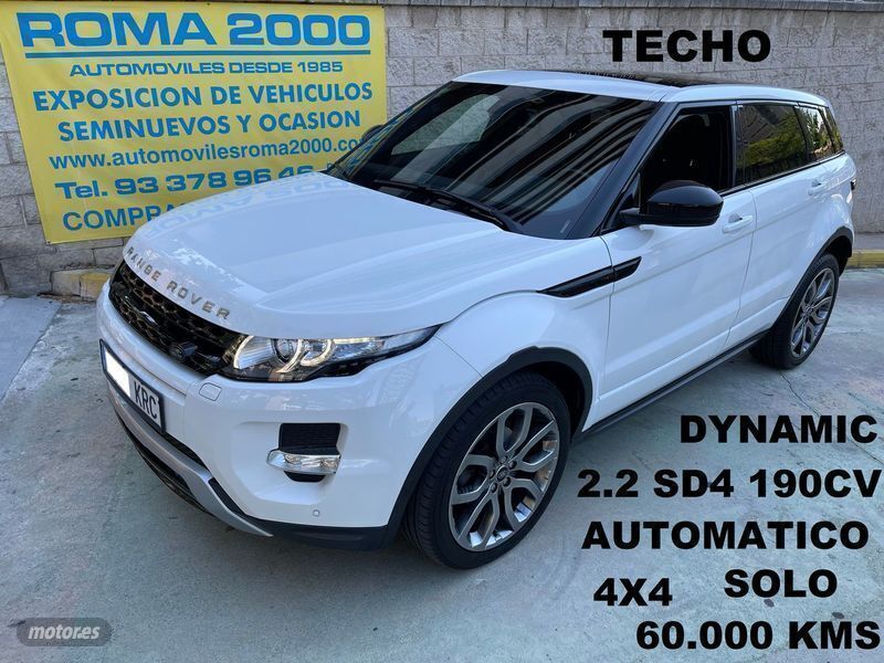 Blanco Usado 2014 Land Rover Range Rover evoque Dynamic SUV | 21.900 € (Precio justo) - Imagen 1/4