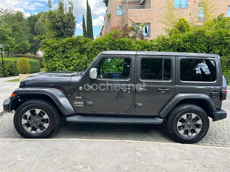 Gris / plata Usado 2019 Jeep Wrangler Sahara SUV | 36.900 € - Imagen 1/4