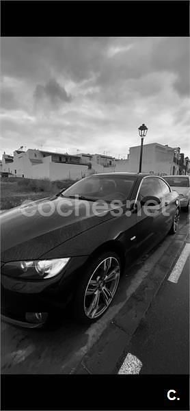 Negro Usado 2008 BMW 320 Cabriolet Descapotable | 12.000 € (Precio justo) - Imagen 1/4