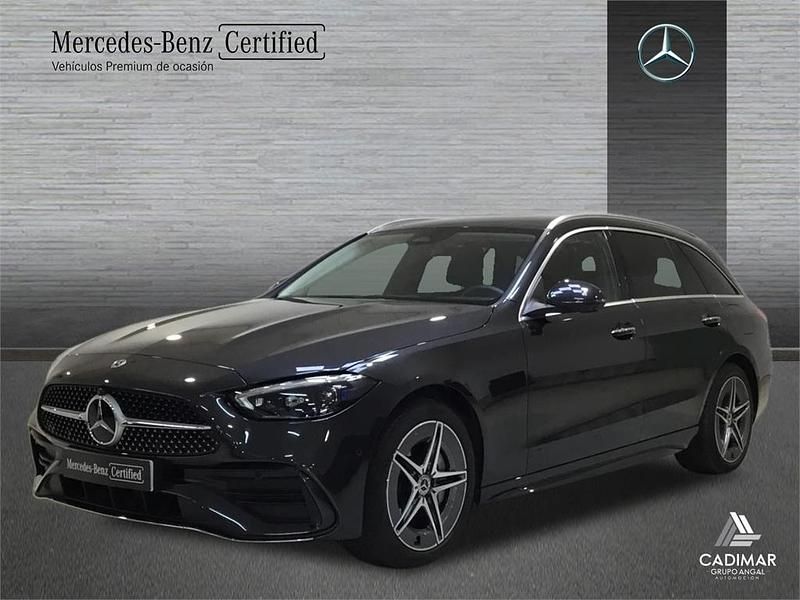 Usado Mercedes C300e AMG line 313 CV (230 kW) 2024 Gris grafito Familiar