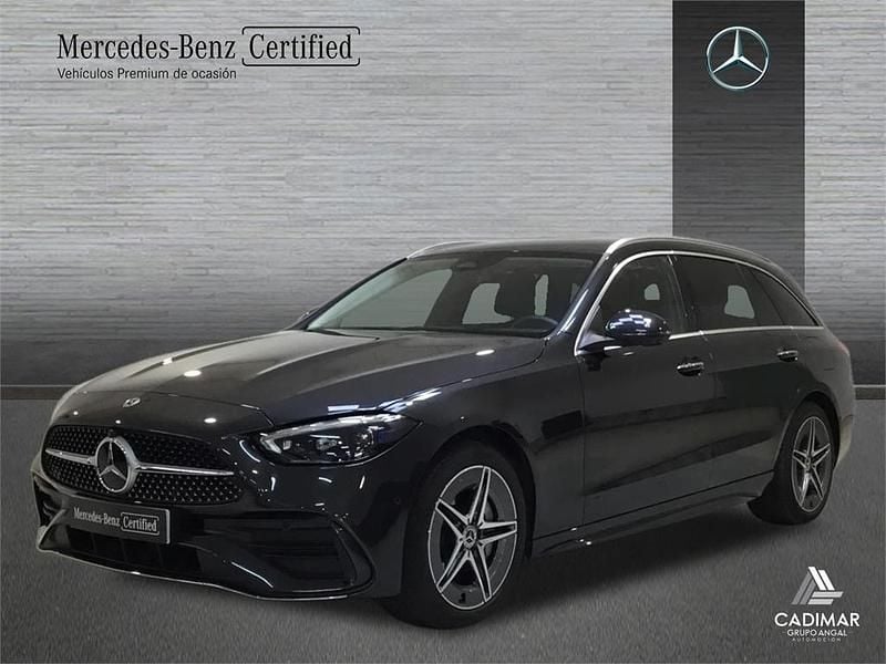 Gris grafito Usado 2024 Mercedes C300e AMG line Familiar | 43.900 € (Super precio) - Imagen 1/4