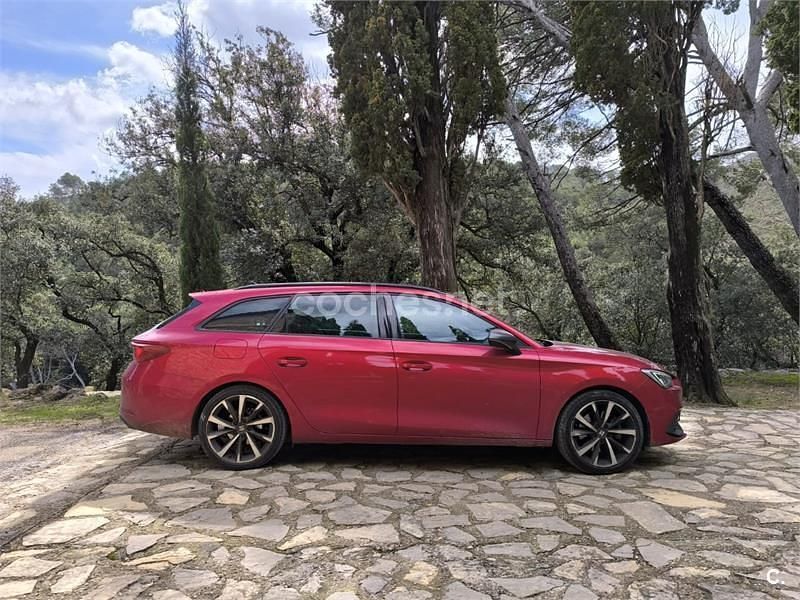 Brugt Seat Leon FR 150 HK (110 kW) 2021 Rød Stationcar