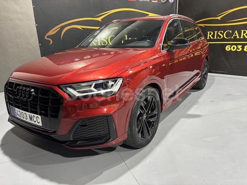 Granate Usado 2023 Audi Q7 S-Line SUV | 56.900 € (Precio justo) - Imagen 1/4