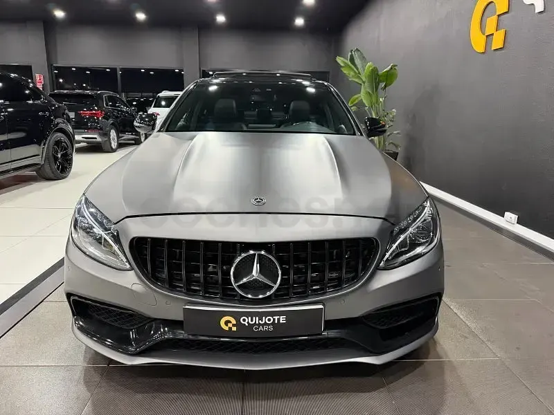 Usado Mercedes C63S AMG 510 CV (375 kW) 2017 Gris / plata Berlina