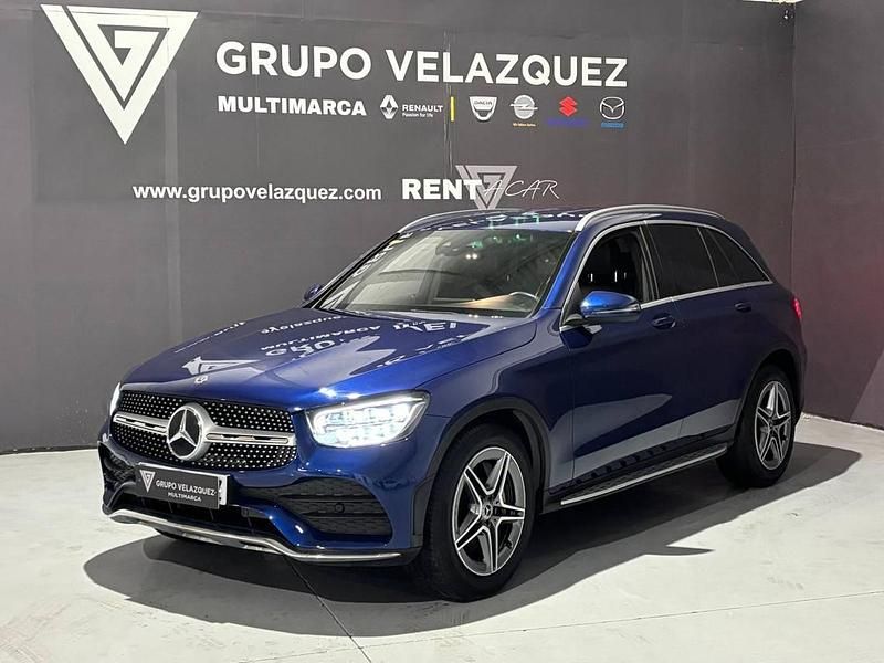 Usado Mercedes GLC200 163 CV (119 kW) 2020 Azul SUV