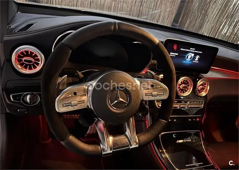 Usado Mercedes GLC63 AMG 510 CV (375 kW) 2020 Gris / plata SUV
