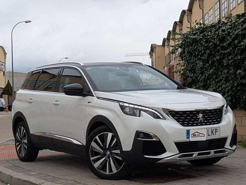 Blanco Usado 2020 Peugeot 5008 GT Monovolumen | 22.500 € (Precio justo) - Imagen 1/4