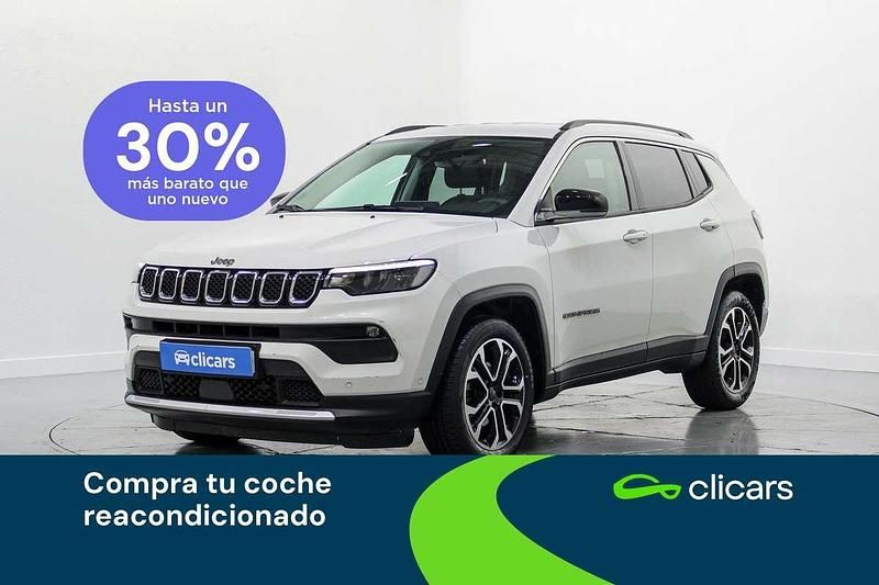 Blanco Usado 2021 Jeep Compass Limited SUV | 18.190 € (Super precio) - Imagen 1/4