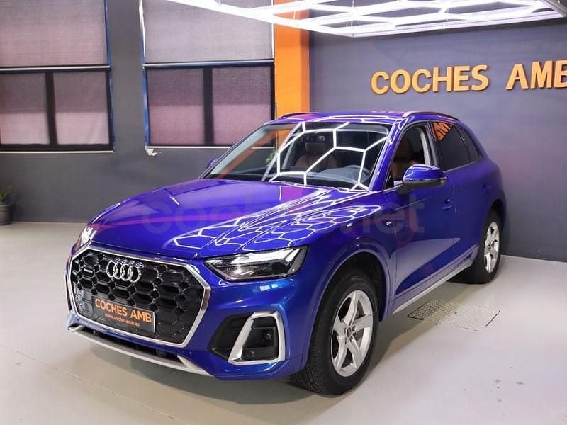 Usado Audi Q5 S-Line 204 CV (150 kW) 2021 Azul SUV