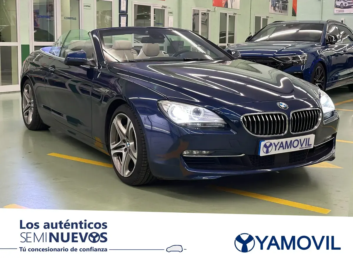 Usado BMW 640 Cabriolet 320 CV (235 kW) 2012 Azul Descapotable