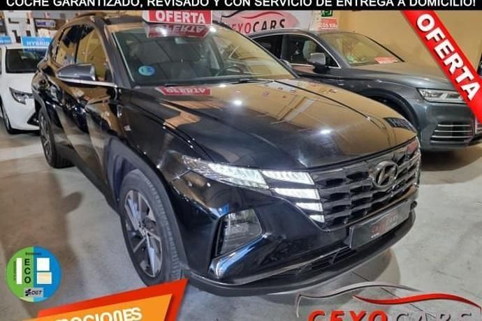 Negro Usado 2021 Hyundai Tucson SUV | 18.900 € (Precio justo) - Imagen 1/3