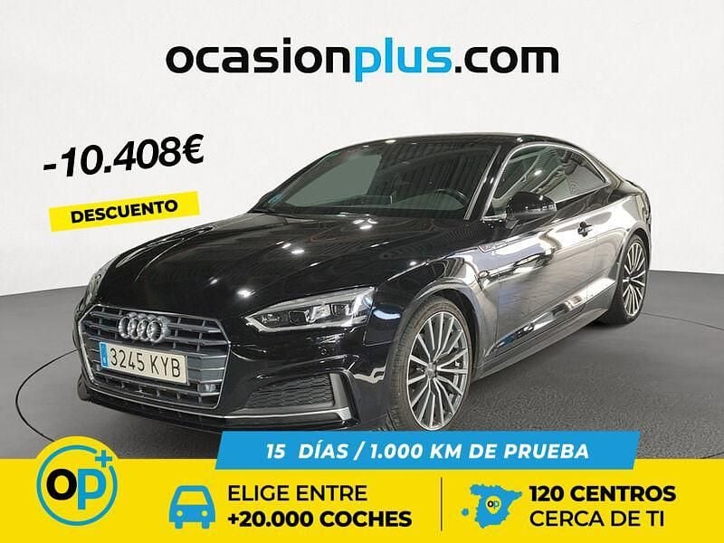 Negro Usado 2019 Audi A5 S-Line Coupe | 27.590 € (Precio justo) - Imagen 1/4