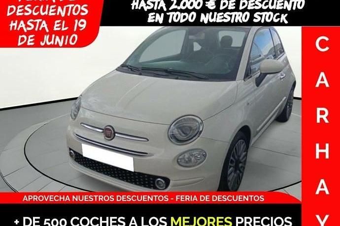 Usado Fiat 500 Lounge 69 CV (50 kW) 2018 Blanco Berlina