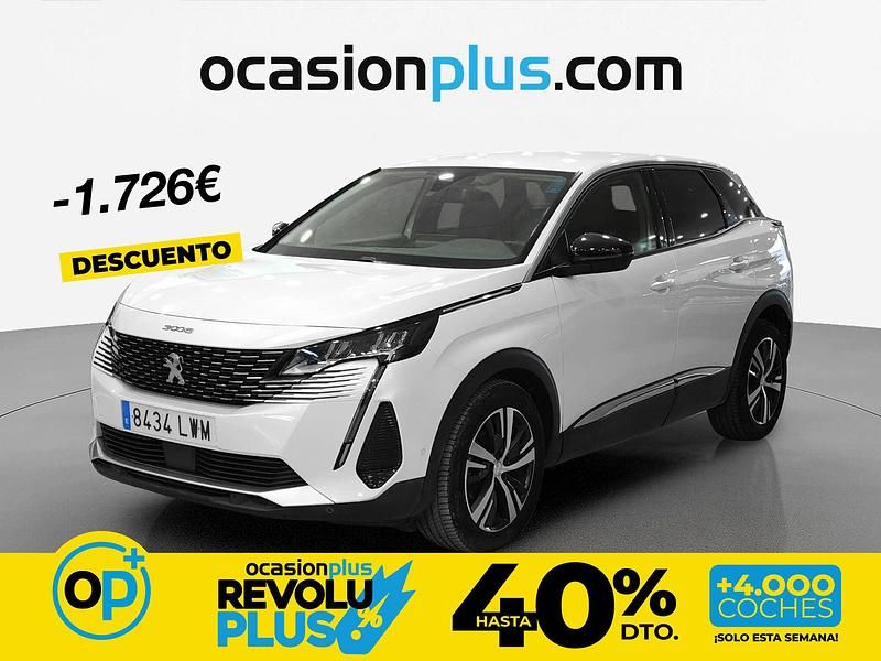Usado Peugeot 3008 Allure 130 CV (95 kW) 2022 Blanco SUV